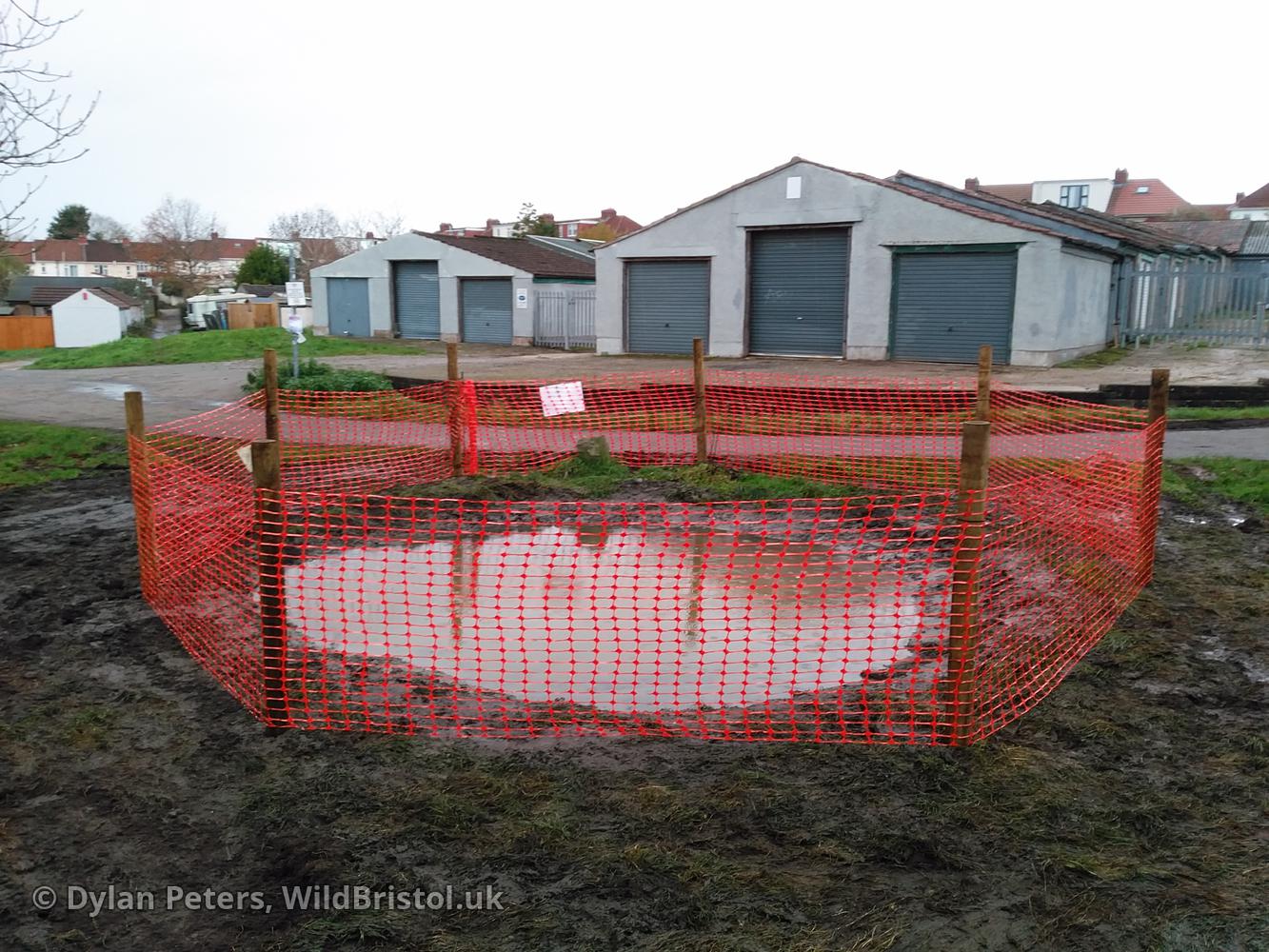 New Quabb Pond under construction, 2.12.25