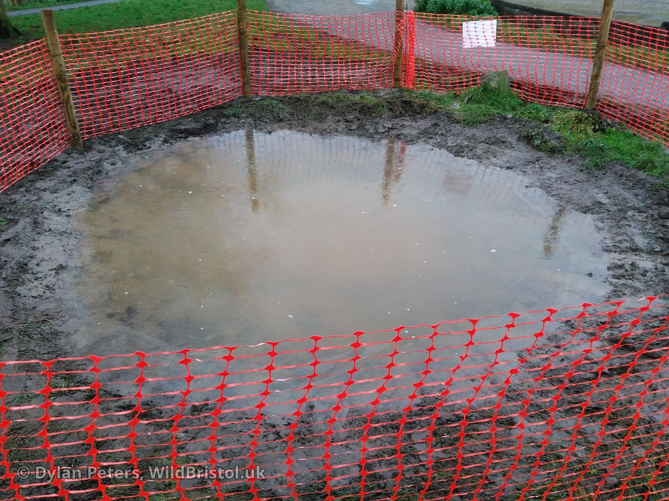New Quabb Pond under construction, 2.12.25