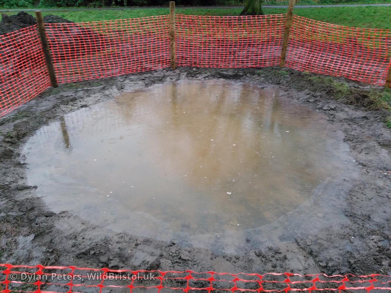 New Quabb Pond under construction, 2.12.25