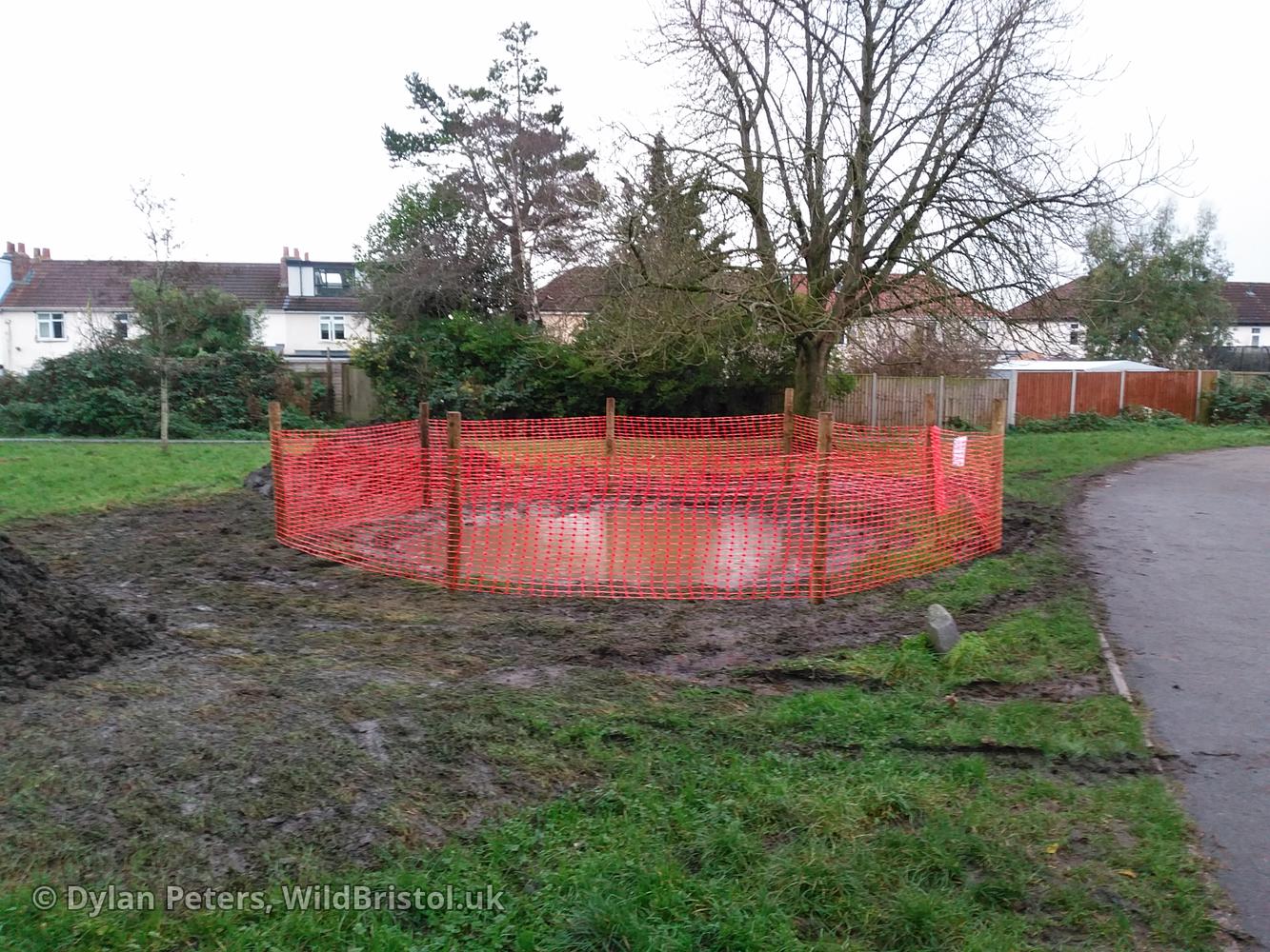 New Quabb Pond under construction, 2.12.25