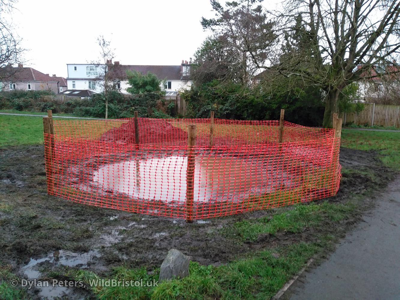 New Quabb Pond under construction, 2.12.25