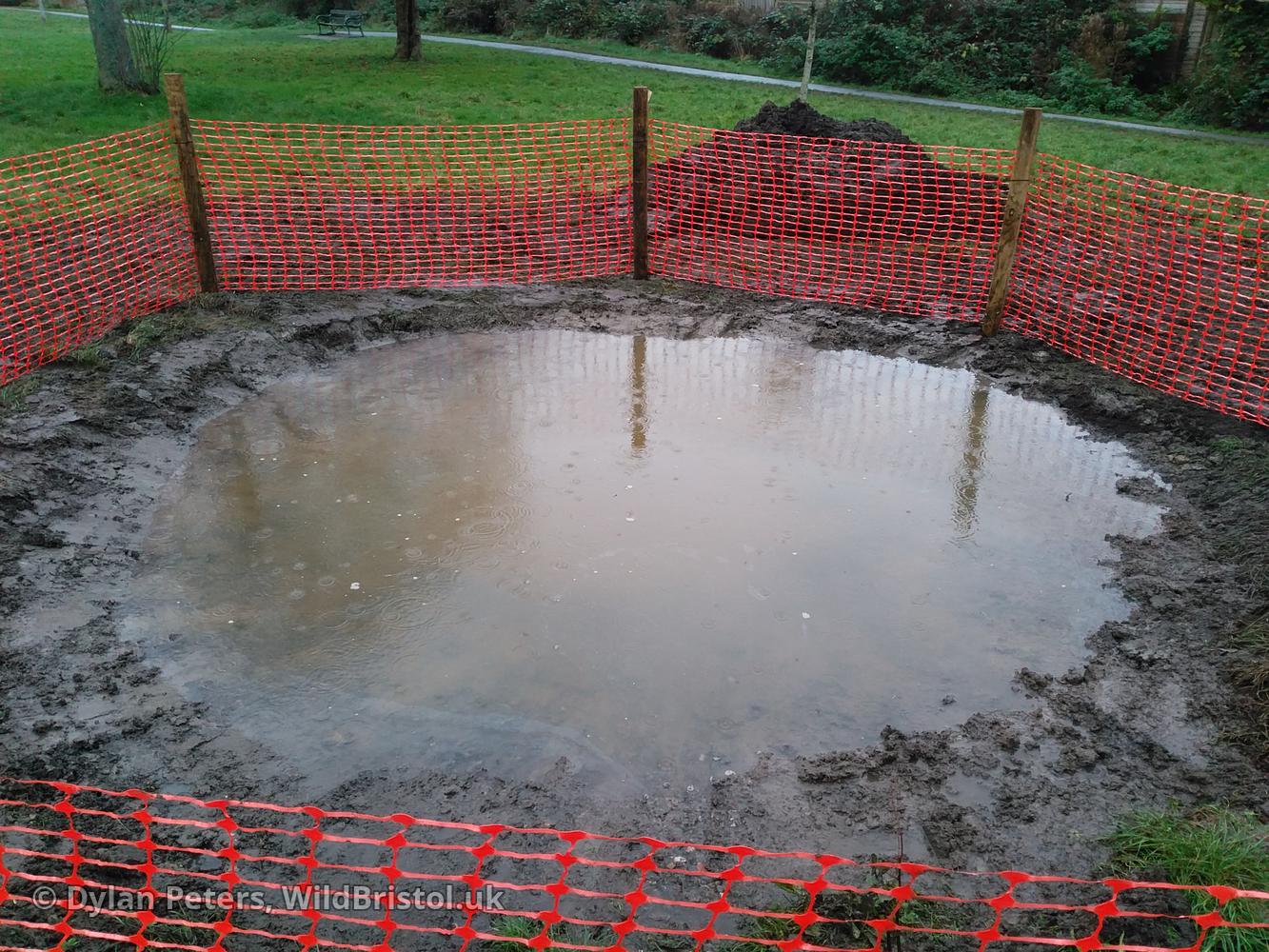 New Quabb Pond under construction, 2.12.25