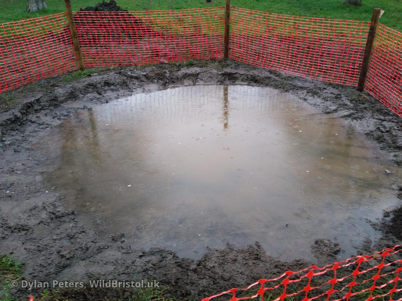 New Quabb Pond under construction, 2.12.25