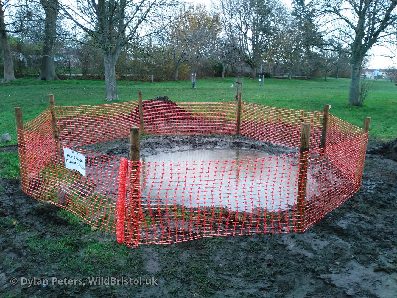 New Quabb Pond under construction, 2.12.25