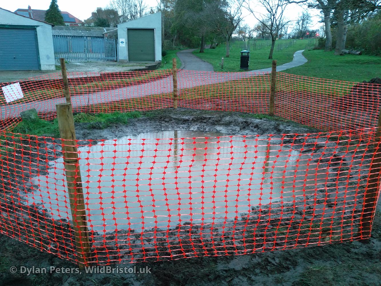 New Quabb Pond under construction, 2.12.25