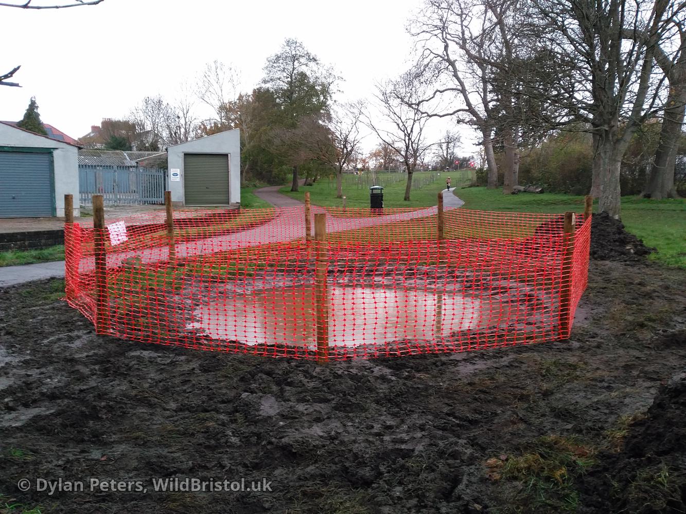 New Quabb Pond under construction, 2.12.25