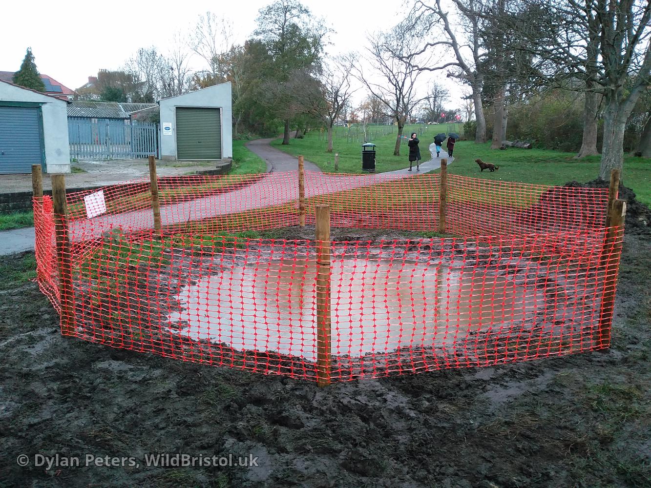 New Quabb Pond under construction, 2.12.25