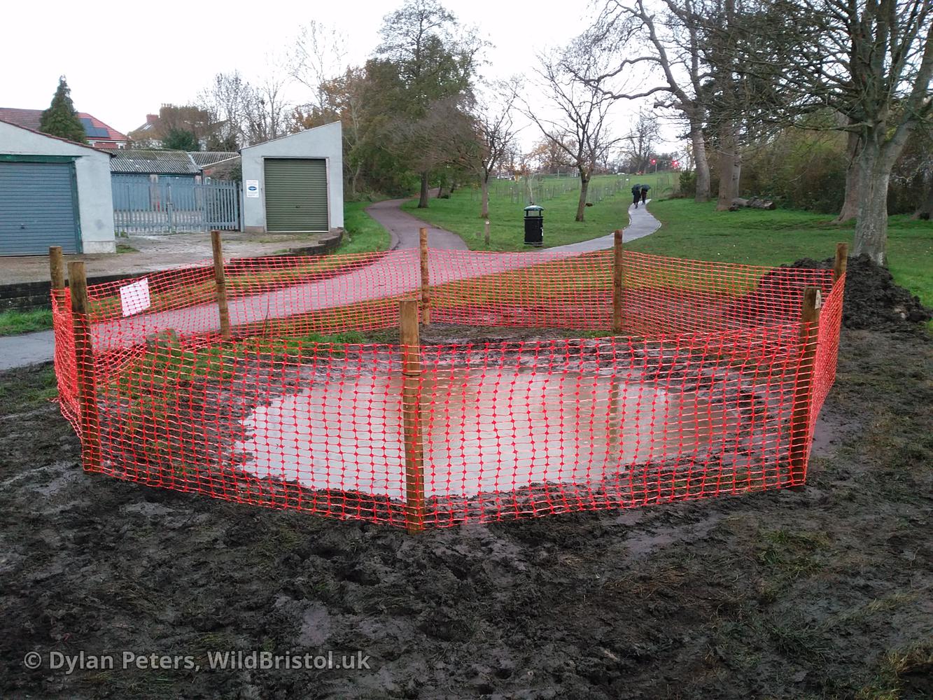 New Quabb Pond under construction, 2.12.25