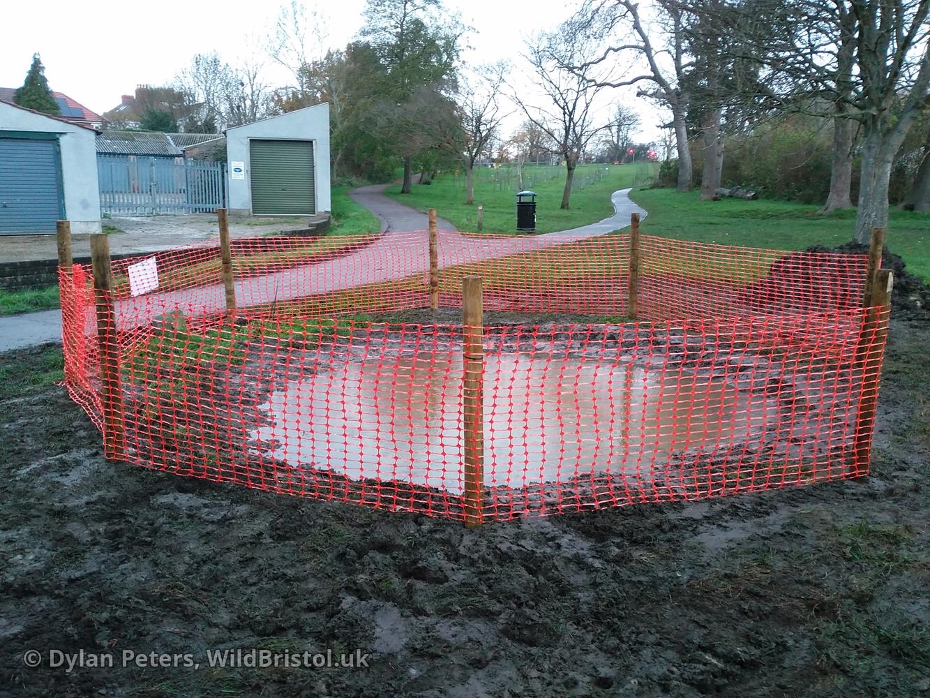 New Quabb Pond under construction, 2.12.25