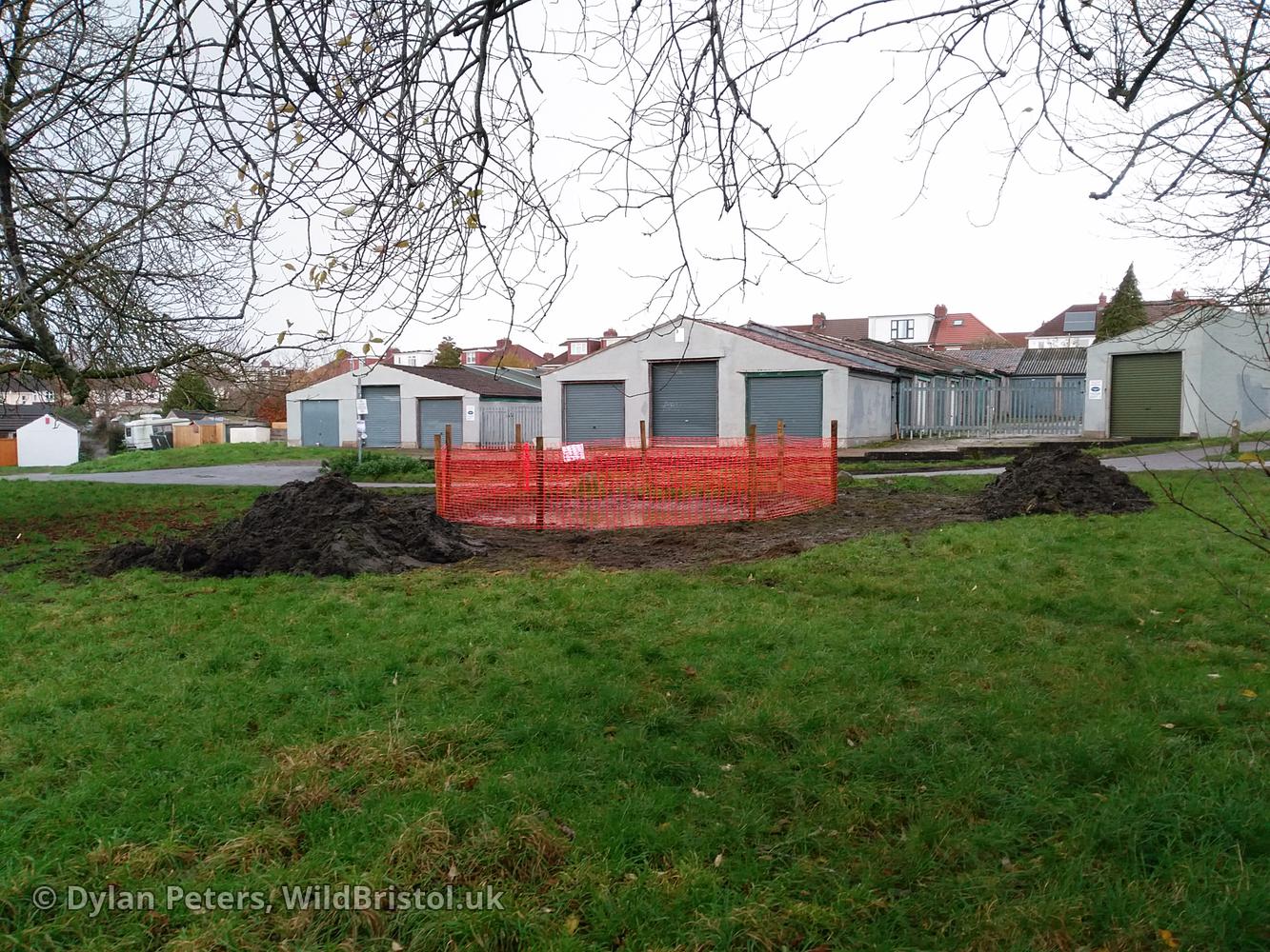 New Quab Pond under construction, 2.12.25