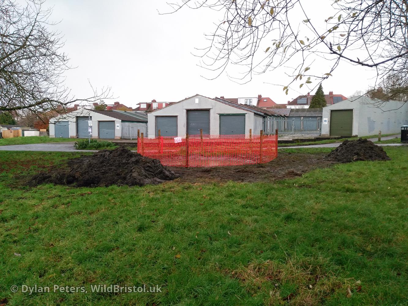 New Quab Pond under construction, 2.12.25